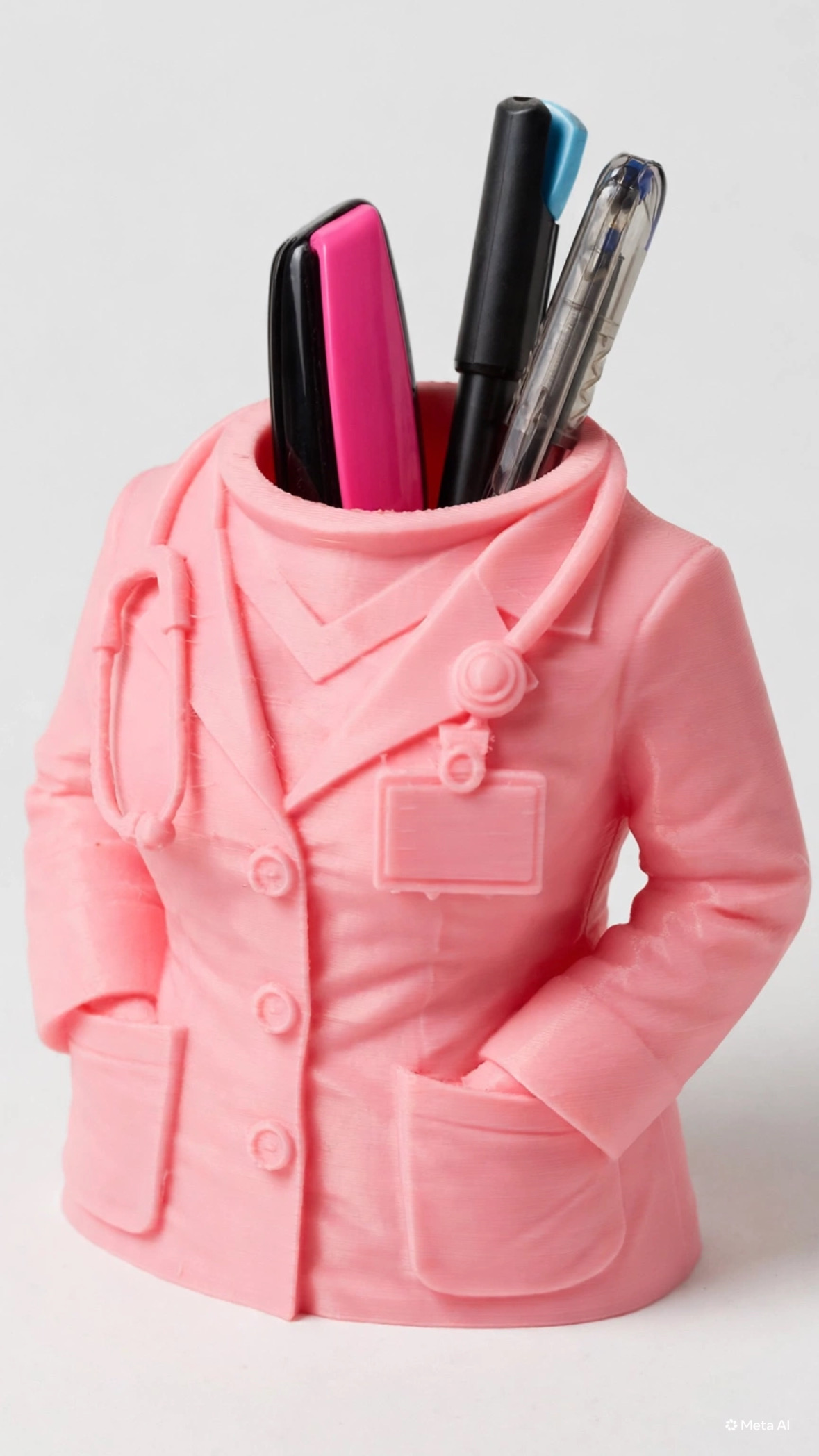 Porte stylo rose